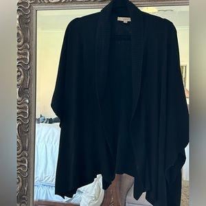 Loft Black open front Sleeveless Cardigan
